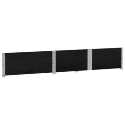 Berkfield Home Garden Planter Black 150x100 cm Solid Wood Pine - thumbnail 4