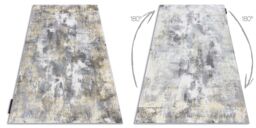 RugsX De Luxe Rug in Yellow - Size: 120 cm x 170 cm - thumbnail 3