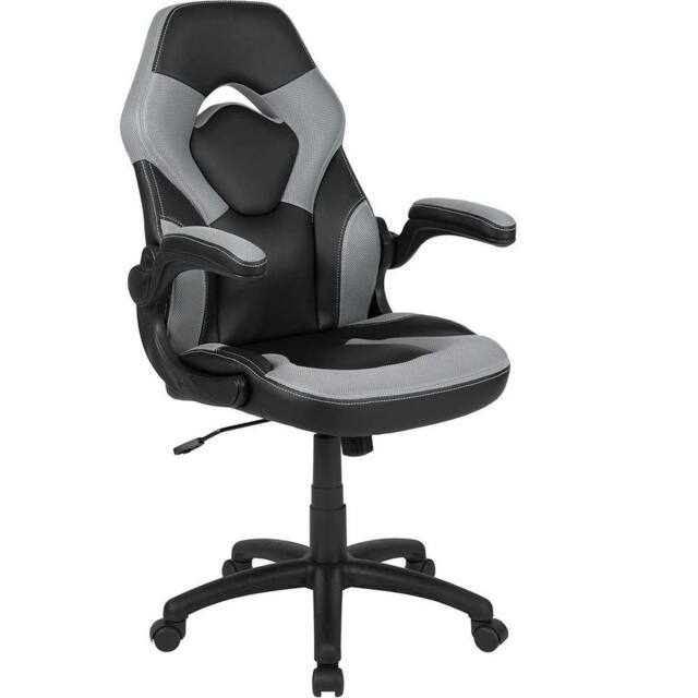 VOGREX Grey X10 Adjustable Height Padded Racing Gaming Chair - image 1
