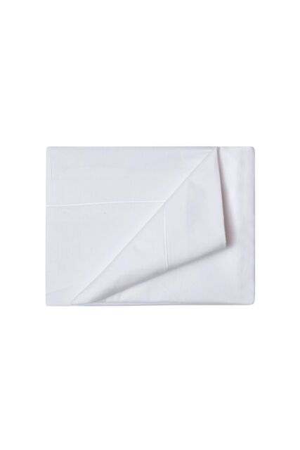 Belledorm Egyptian Cotton 400 Thread Count Flat Sheet in White - Size: Single - image 1