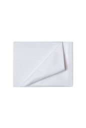 Belledorm Egyptian Cotton 400 Thread Count Flat Sheet in White - Size: Single