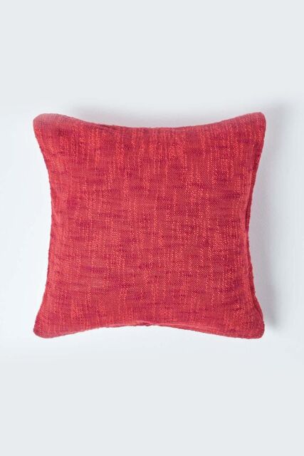 Homescapes Nirvana Cotton Cushion Cover in Orange - Size: 30 cm x 50 cm - image 1