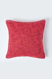 Homescapes Nirvana Cotton Cushion Cover in Orange - Size: 30 cm x 50 cm - thumbnail 1
