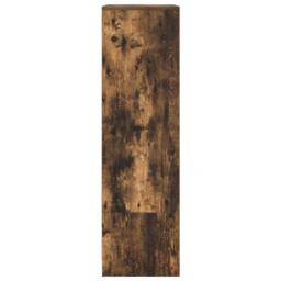 Berkfield Home Durable Cabinet with Drawer Smoked Oak 55.5x34x119.5 cm Engineere in Brown - thumbnail 7