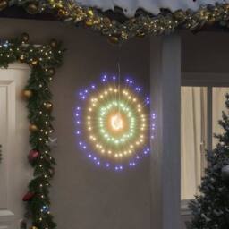 Berkfield Home Christmas Starburst Lights 140 LEDs 4 pcs Multicolour 17 cm - thumbnail 2