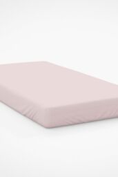 Belledorm Easy Care 200 Thread Count Cotton Polyester Percale 28cm Fitted Sheet in Light Pink - Size: Emperor - thumbnail 1