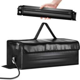 NESTLUNE Fireproof Explosionproof Ebike Battery Safety Bag in Black - Size: 500mm - thumbnail 1