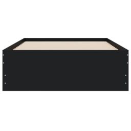 Berkfield Home Bed Frame with Drawers without Mattress Black 75x190 cm Small Single - thumbnail 6