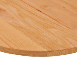 Berkfield Home Table Top Light Brown 80x40x2 cm Solid Wood Oak Oval - Size: 80 x 40 x 2 cm - thumbnail 8