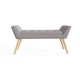 GFW Milan Ottoman Storage Bench in Grey - thumbnail 6