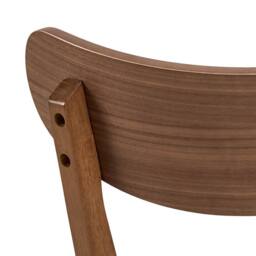 Wyld Haus Saffron Walnut Wood Effect Dining Chairs Set of 2 in Natural - thumbnail 7