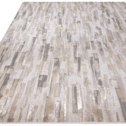 The Rug Shop UK Modern Abstract Area Polyester Polypropylene Easy to clean Rug in Medium Beige - Size: 200 cm x 290 cm - thumbnail 4