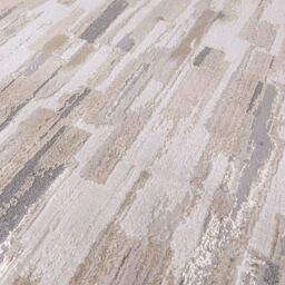 The Rug Shop UK Modern Abstract Area Polyester Polypropylene Easy to clean Rug in Medium Beige - Size: 200 cm x 290 cm - thumbnail 7