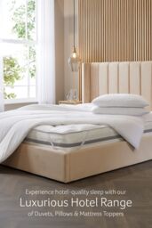 Snuggledown Premium Hotel Quilted Mattress Protector with Soft Touch Cover & Elasticated Straps in White - Size: Single - thumbnail 6