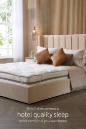 Snuggledown Premium Hotel Quilted Mattress Protector with Soft Touch Cover & Elasticated Straps in White - Size: Single - thumbnail 2