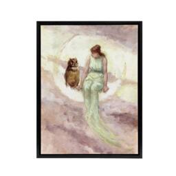 "Artery8 Frederick Stuart Church The Witch's Daughter Framed Canvas Art Print - Size: W12"" x H16""" - thumbnail 1
