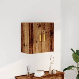 Berkfield Home Wall Cabinet Old Wood 60x31x60 cm Engineered Wood in Brown - Size: 60 x 31 x 60 cm - thumbnail 1