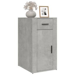 Berkfield Home Desk Cabinet Concrete Grey 40x49x75 cm Engineered Wood - Size: 40 x 49 x 75 cm - thumbnail 4