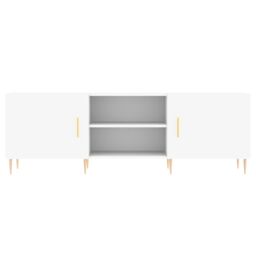 Berkfield Home TV Cabinet White 150x30x50 cm Engineered Wood - Size: 150 x 30 x 50 cm - thumbnail 5