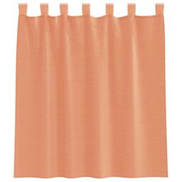 Berkfield Home Voile Curtains with Rod Pockets 2 pcs Terracotta in Brown - thumbnail 4