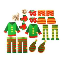 ILFD Group Ltd Christmas Elf Washing Line - Size: 12 Pack - thumbnail 2