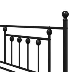 Berkfield Home Stunning Daybed Frame Black 107x203 cm Steel - thumbnail 8