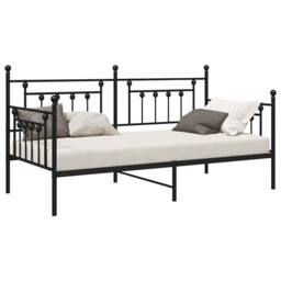 Berkfield Home Stunning Daybed Frame Black 107x203 cm Steel