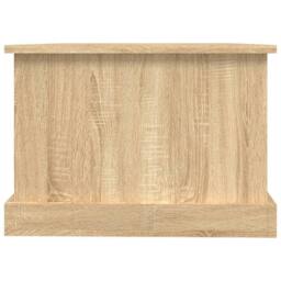Berkfield Home Decorative Coffee Table Sonoma Oak 90x50x35 cm Engineered Wood in Light Brown - Size: 90 x 50 x 35 cm - thumbnail 8