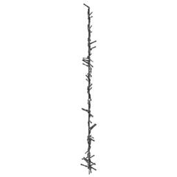 Berkfield Home Christmas Lights Christmas Tree Silhouette 80 LEDs Warm White in Black - thumbnail 4
