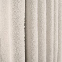 OHS Pair Of Boucle Curtains Eyelet Blackout in Cream - Size: 167 cm width x 137 cm drop - thumbnail 6