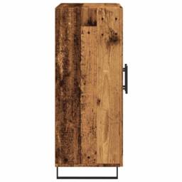 Berkfield Home Sideboard Old Wood 69.5x34x90 cm Engineered Wood in Brown - thumbnail 5