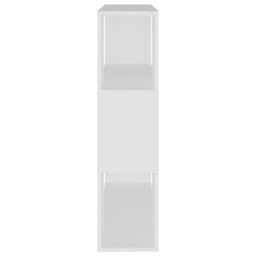 Berkfield Home Book Cabinet Room Divider White 80x24x94 cm Engineered Wood - Size: 80 x 24 x 94 cm - thumbnail 6