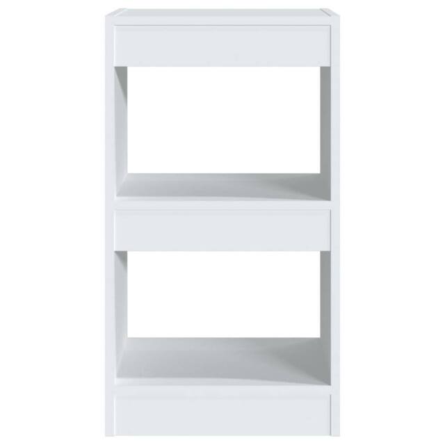 Berkfield Home Classic Book Cabinet/Room Divider White 40x30x72 cm - Size: 40 x 30 x 72 cm - image 1