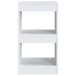 Berkfield Home Classic Book Cabinet/Room Divider White 40x30x72 cm - Size: 40 x 30 x 72 cm - thumbnail 1