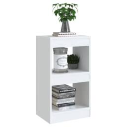 Berkfield Home Classic Book Cabinet/Room Divider White 40x30x72 cm - Size: 40 x 30 x 72 cm - thumbnail 6