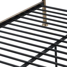 OAT Home Belgravia Victorian Style Distressed Antique Brass Effect Metal Bed Frame in Bronze - Size: Double - thumbnail 9