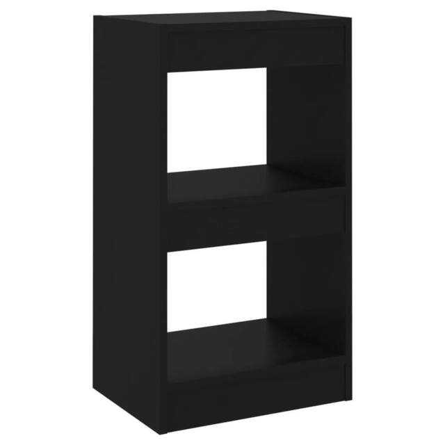 Berkfield Home Book Cabinet/Room Divider Black 40x30x72 cm - Size: 40 x 30 x 72 cm - image 1