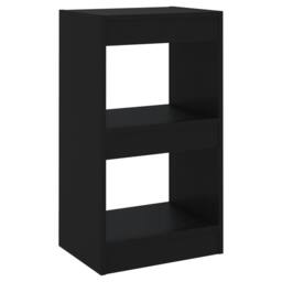 Berkfield Home Book Cabinet/Room Divider Black 40x30x72 cm - Size: 40 x 30 x 72 cm - thumbnail 1