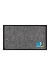 JVL Firth Tile Rubber Backed Door Mat, 40x70cm, Grey - Size: 40 cm x 70 cm - thumbnail 2