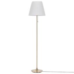 Wyld and Coco Brass Floor Lamp 148cm - Retro Classic Empire Shade in Bronze - thumbnail 4