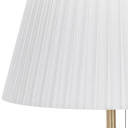 Wyld and Coco Brass Floor Lamp 148cm - Retro Classic Empire Shade in Bronze - thumbnail 6