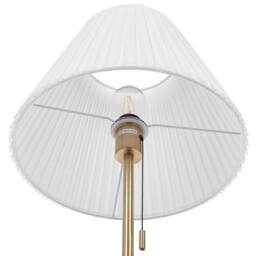 Wyld and Coco Brass Floor Lamp 148cm - Retro Classic Empire Shade in Bronze - thumbnail 7