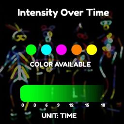 "Shatchi 100 8""Glow Sticks Bracelets Light Neon Colors & 100 Bracelets Connectors" - thumbnail 5