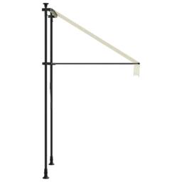 Berkfield Home Retractable Awning Cream 150x150 cm Fabric & Steel - thumbnail 4