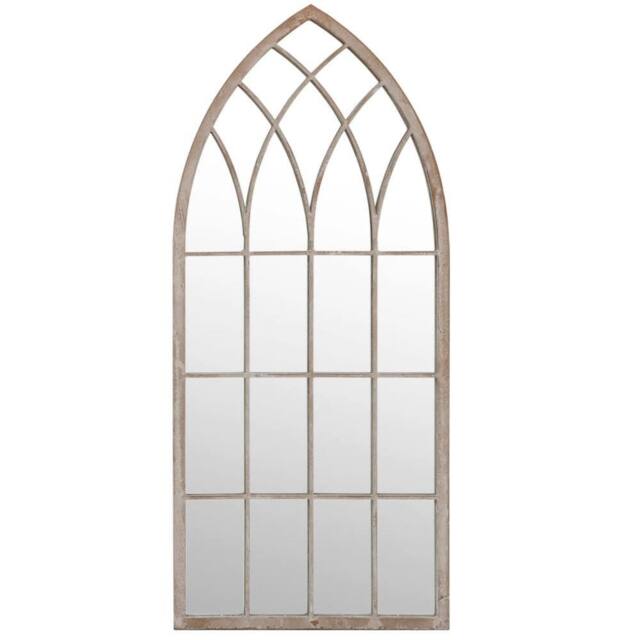 Berkfield Home Mirror Sand 70x30 cm Iron for Indoor Use in Cream - image 1