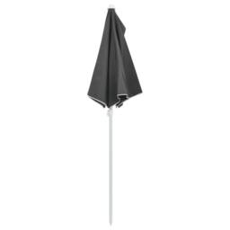 Berkfield Home Garden Half Parasol with Pole 180x90 cm Anthracite in Charcoal - thumbnail 6