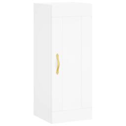 Berkfield Home Wall Mounted Cabinet White 34.5x34x90 cm Engineered Wood - thumbnail 2