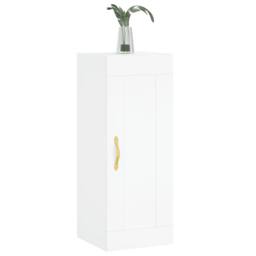 Berkfield Home Wall Mounted Cabinet White 34.5x34x90 cm Engineered Wood - thumbnail 3