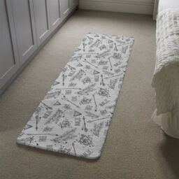 Benjamin Tate Design Tribal Feathers Arrows & Diamonds Runner Rug in Natural - Size: 67 cm x 230 cm - thumbnail 4