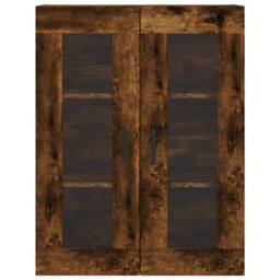 Berkfield Home Highboard Smoked Oak 69.5x34x180 cm Engineered Wood in Brown - thumbnail 6